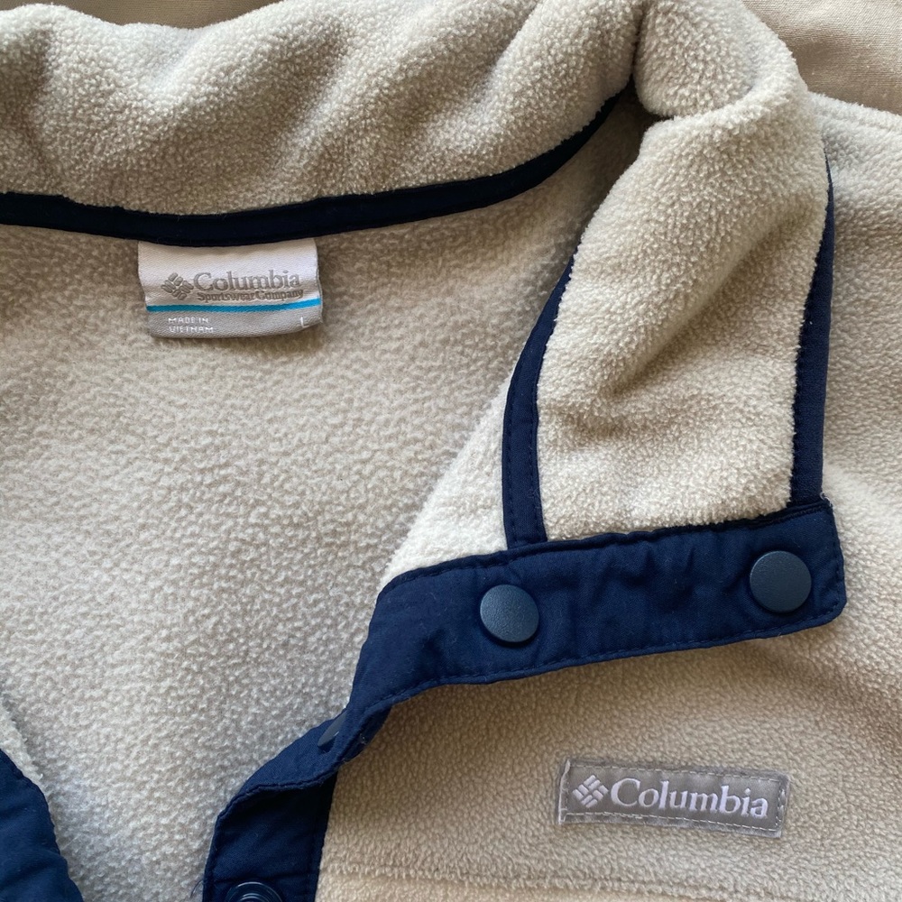 Columbia 1/4 snap fleece, like new!